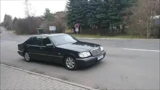 MERCEDES BENZ W140 S500LONG  V8 326PS 5 SPEED AUTOMATIC ACCELERATION