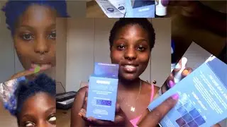 I TRIED TO DYE MY NATURAL HAIR BLUE WITHOUT BLEACH