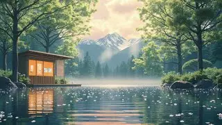 Deep Relaxation Nature Lofi Music for Sleep Meditation Study Peaceful Serene Lofi Vibes