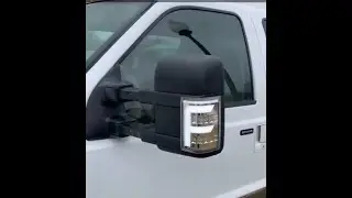 CrazyTheGod F250/F350/F450/F550/SUPER DUTY 08-16 LED FLook Mirror Light Chrome for FORD