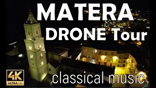 MATERA │ BASILICATA, ITALY. Matera from the air. 4K immersive, aerial views.