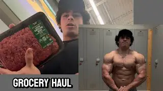 What I Eat To Look Like This | 18yr College Bodybuilder Grocery Haul