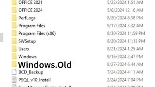 Delete Windows.old folder from Windows 7/8/10/11