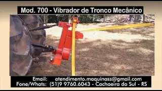 COLHEDORA DE NOZES  PECÃN (CHACOALHADOR) - SHAKER MOD 700 - Sistema Mecânico