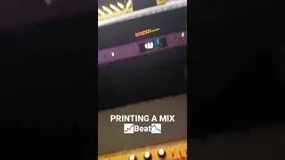 Printing a Beat Mix📊 #audiomixing #mastering #studio #beats