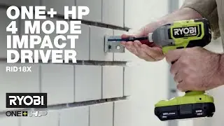 Бесщеточный ударный гайковерт RYOBI 18V ONE+ HP™ с 4 режимами работы (RID18X) в действии
