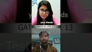 GATE ECE AIR 13 Suggestion to Other GATE Aspirants #iit #btech #mtech