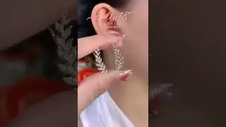 Beautiful Stunning😍 Elegant Earrings ❤ | Share and like them |#shortsvideo