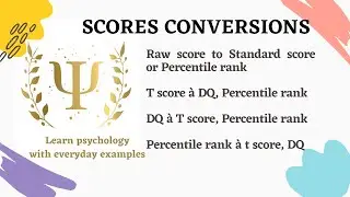 Scores/Norms Conversion