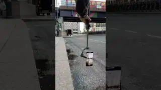 How to get ultra low angle shots using a phone gimbal ⬇️ DJI Osmo Mobile 6 🎬 @d.grade11