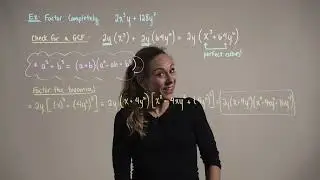 Factoring a Sum of Cubes (Example 1)