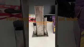 First #vase of #love #welding #stickwelding #welds #migwelding anyone know how to make it hold water