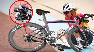 What Caused the Velodrome 'Ghost' Crash at Paris-Roubaix Femmes avec Zwift 2023 - Disc Brakes?
