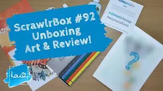 ScrawlrBox #92 April 2023 Unboxing & Art -  Metamorphosis