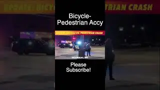 ОБНОВЛЕНИЕ: Столкновение велосипедиста и пешехода в Мурхеде