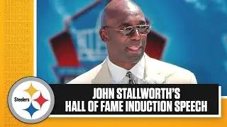 Hall of Fame Induction Speech: John Stallworth | Pittsburgh Steelers