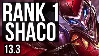 SHACO vs REK'SAI (JNG) | Rank 1 Shaco, 1.9M mastery, 10/2/10, 900+ games | EUW Challenger | 13.3
