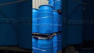 Reconditioned Open Top Plastic Blue Drum (200L)