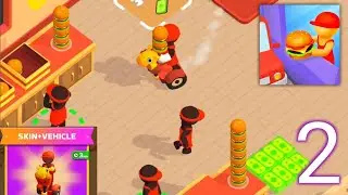 SERVE ON FAST WHEELS 🛴- Burger Please! Gameplay Walkthrough Part 2