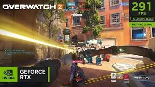 300+ FPS 1440p OVERWATCH 2 - Powered by GeForce RTX 4090 Laptop