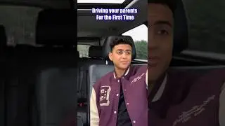 Driving your parents for the first time&hellip;😭😂 #comedy