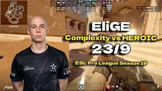 CS2 POV Complexity EliGE (23/9) vs HEROIC (Anubis) @ ESL Pro League Season 19