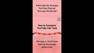 Wowapp YouTube Comment Like Task