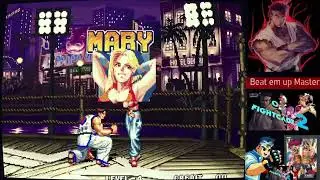 Arcade Stick Action  1 Coin Challenge Real Bout Fatal Fury Special Blue Mary PC Gameplay
