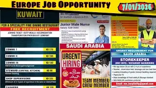 Europe job interview in INDIA || how to apply ? Full information video