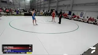 132 Lbs Round 2 (8 Team) - Luke Prince, Oklahoma Outlaws Blue Vs Jake Kos, Minnesota Red D6c8