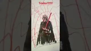 drawing kylo Ren #starwars #darthvader #kyloren #lightsaber #sith #memes