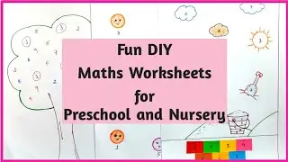 Daily Practice Maths Worksheets | Maths Worksheets for Nursery and Playgroup Kids | DIY Worksheets