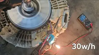 Washing machine generator - How much does it actually produce?