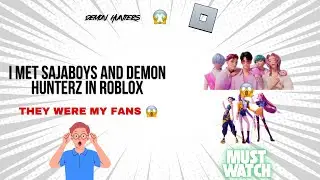 &ldquo;I Met DEMON HUNTERS & SAJA BOYS in Roblox&hellip; and They Were My FANS! 😱🔥&rdquo; || SILVERXMOON