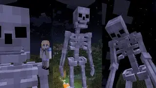 SCP-2863, Starving Skeletons, Minecraft Mod (Showcase 1.20.1)