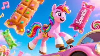 Wroom Wroom Pony Car 🚗🐴 | Learn Numbers and Colors | Fun Car Song for Kids