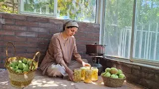 From the garden to the warehouse, long-term storage, rural routine, APPIE COMPOTE