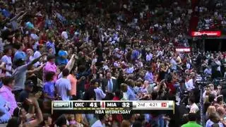 Dwayne Wade MONSTER dunk on Kendrick Perkins (Mar. 16, 2011)
