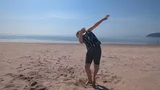 Olivia backflip at Southend beach 17/08/25