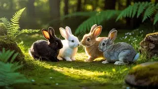 Rabbits Song for Kids 🐇 | Educational and Fun Animal Song - White, Black, Brown and Gray Rabbits!