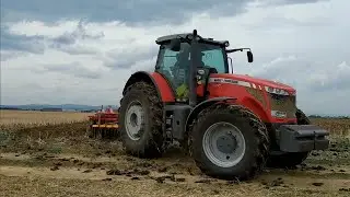 Massey Ferguson 8690 + VÄDERSTAD TOP DOWN 400  | Zapravovanie hnoja | PDP Veľké Kostoľany