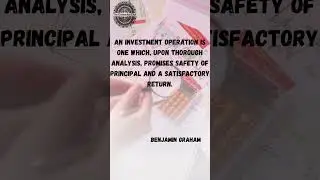 💰 The Art of Safe Investment #investment  #analysis  #principal  #return  #safetyfirst