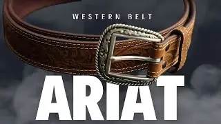 ARIAT Floral Embossed Western Cowboy Belt Review