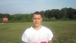 Justin Rodriguez of Port Jervis talks about Erie Bell game