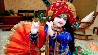 Ekadashi shringar, Thakurji shringar, lord krishan new dress, Hare krishan, radha krishan shringar