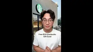 Бесплатная подарочная карта Starbucks на 50 долларов