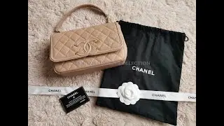 Chanel CC Filigree Small Flag Bag