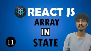 React JS Tutorial - 10 - useState With Array   #reactjs #trending #state