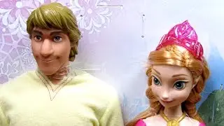 Anna & Kristoff Doll, 2-Pack - Disney Frozen - Mattel - BDK35