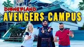 Avengers Campus at Disneyland, full walkthrough 2024